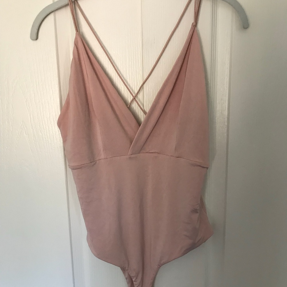 Pale pink bodysuit